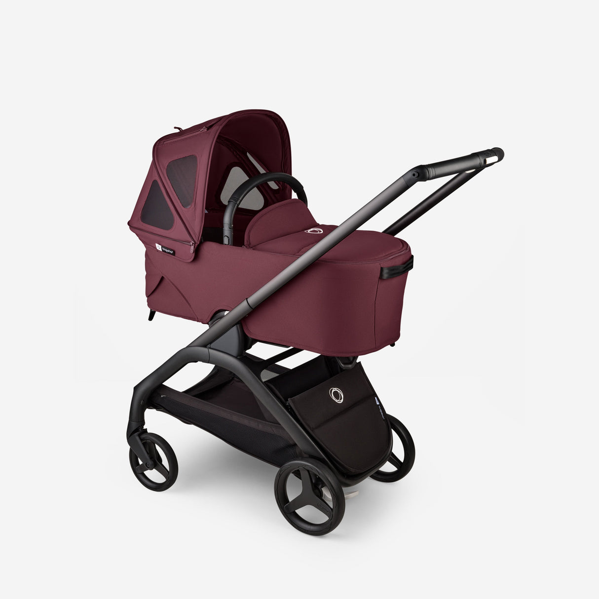 Bugaboo Dragonfly Breezy Sun Canopy - Dark Cherry 2