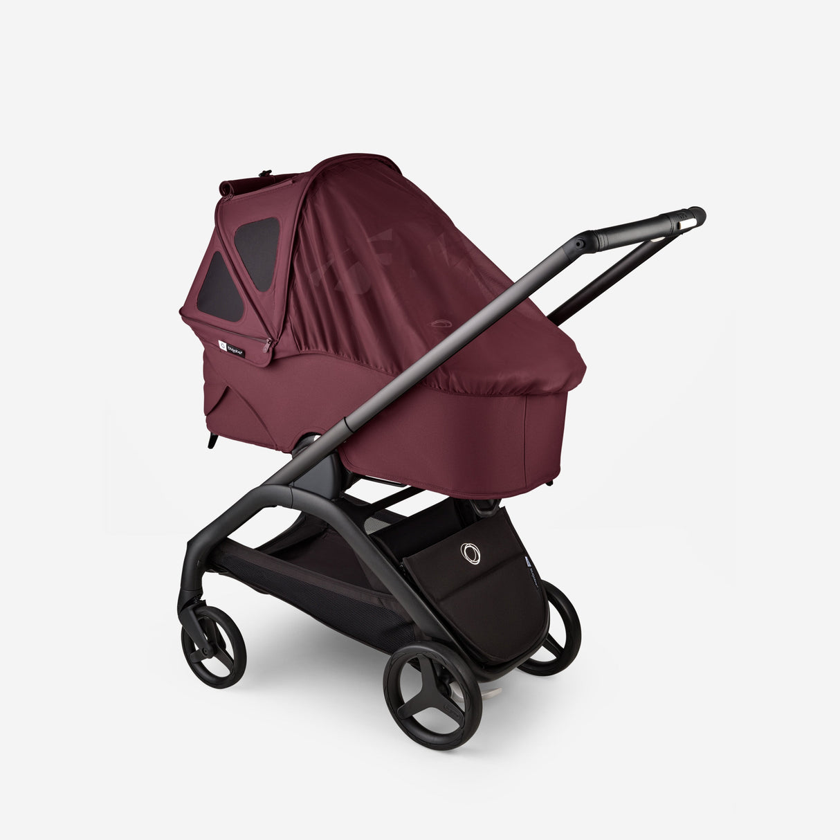 Bugaboo Dragonfly Breezy Sun Canopy - Dark Cherry 4