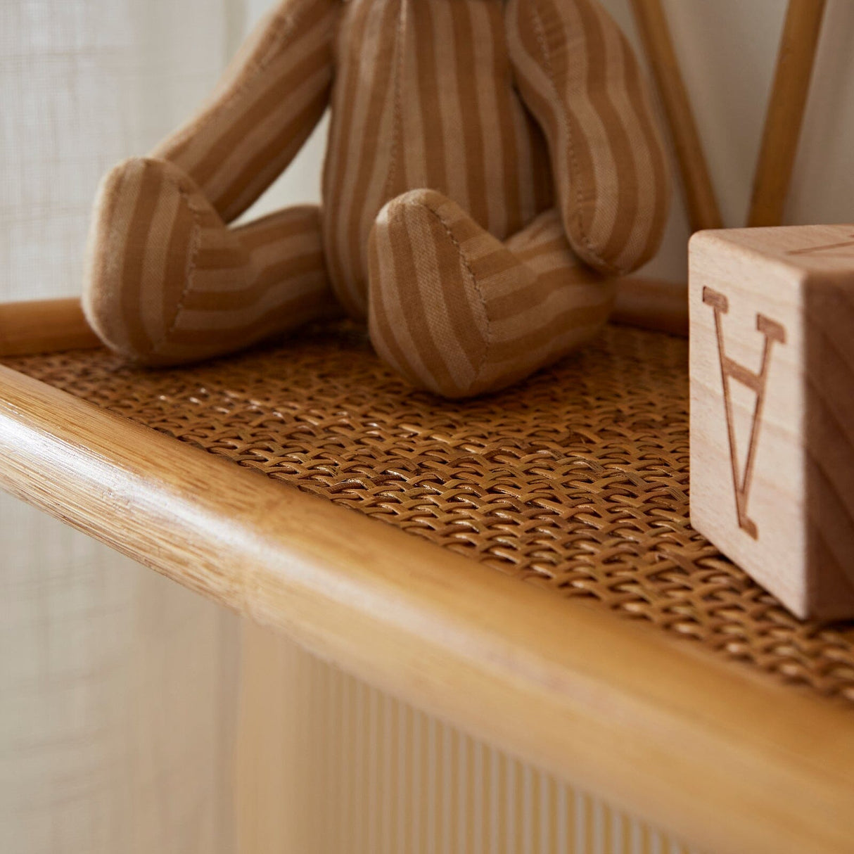 CuddleCo Aria Rattan Shelf - Large