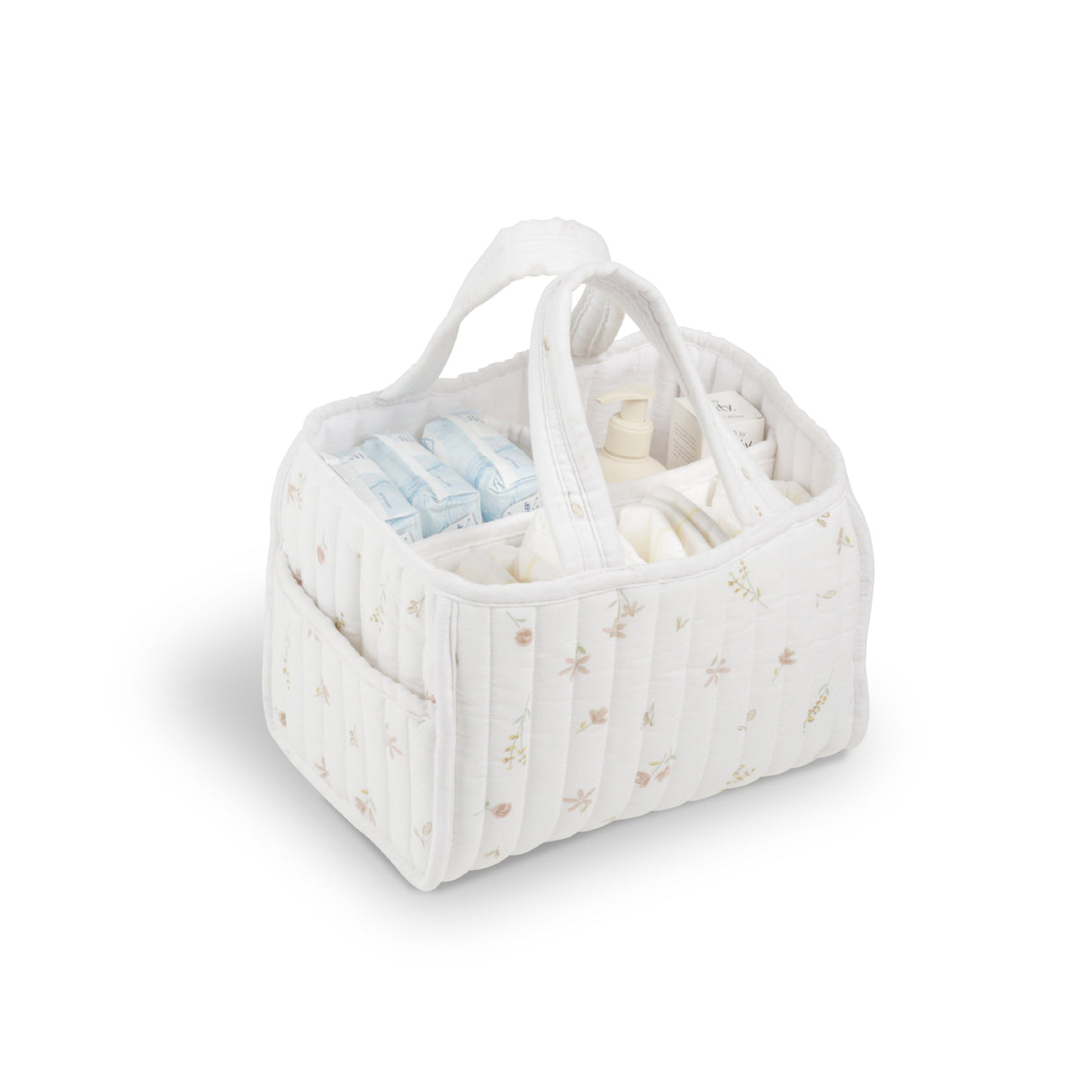 CuddleCo Nappy Caddy Set - Cashmere Meadow