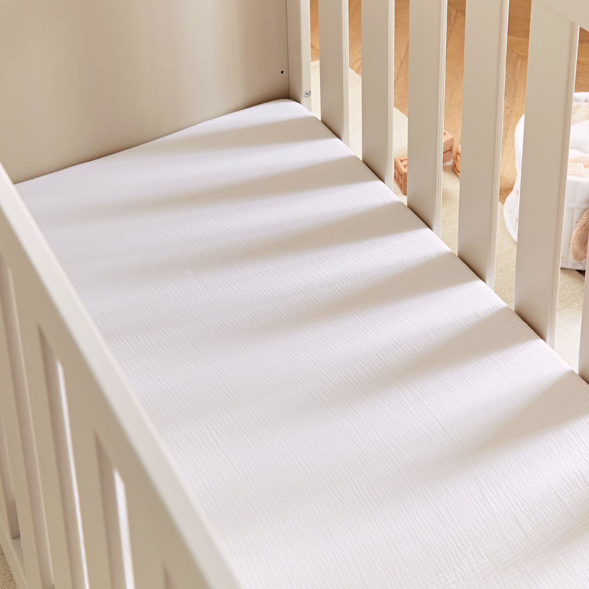 CuddleCo 4 Piece Cot Bed Bedding Set - Cashmere Meadow