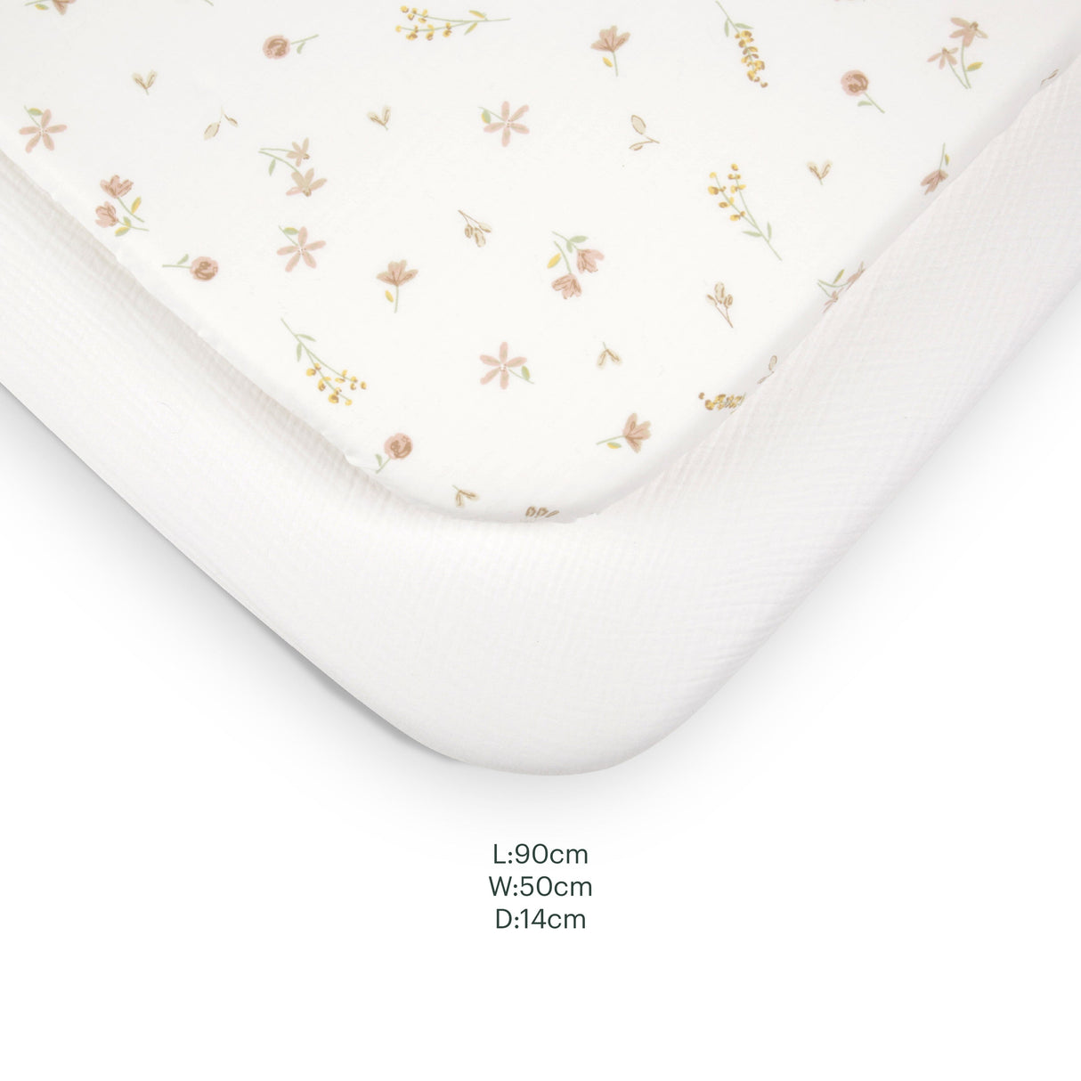 CuddleCo 2 Pack Universal Crib/Co-Sleeper Sheets - Cashmere Meadow