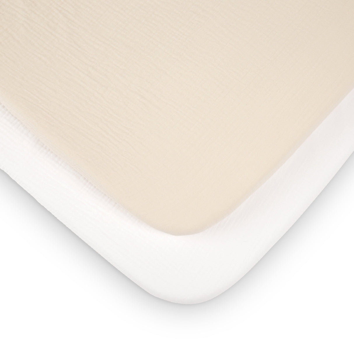 CuddleCo 2 Pack Universal Crib/Co-Sleeper Sheets - Cashmere Waffle