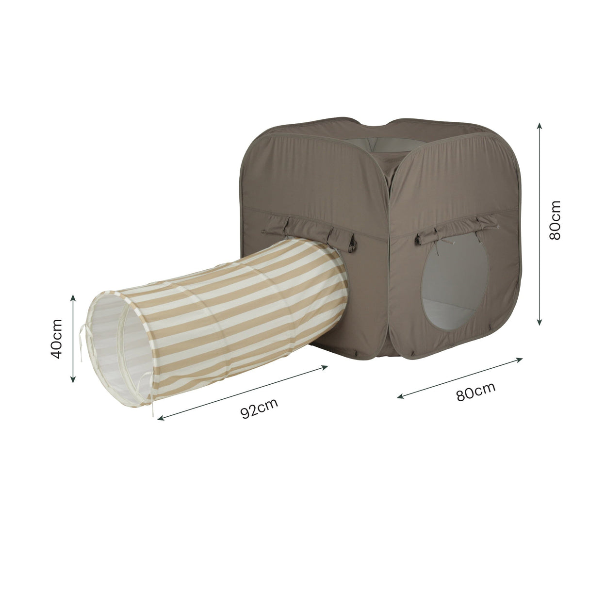 CuddleCo Pop-up Play 2 Piece Set - Cube & Tunnel