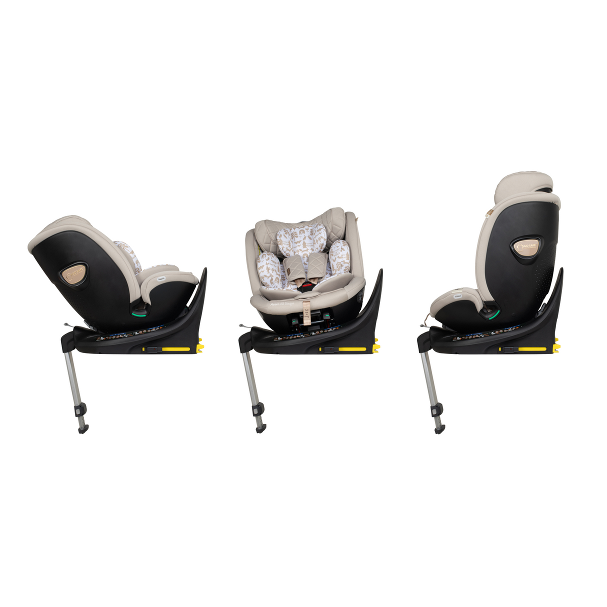 Cosatto Wow 3 All Stage Family Rotate & Recline 2 Base Bundle - Whisper