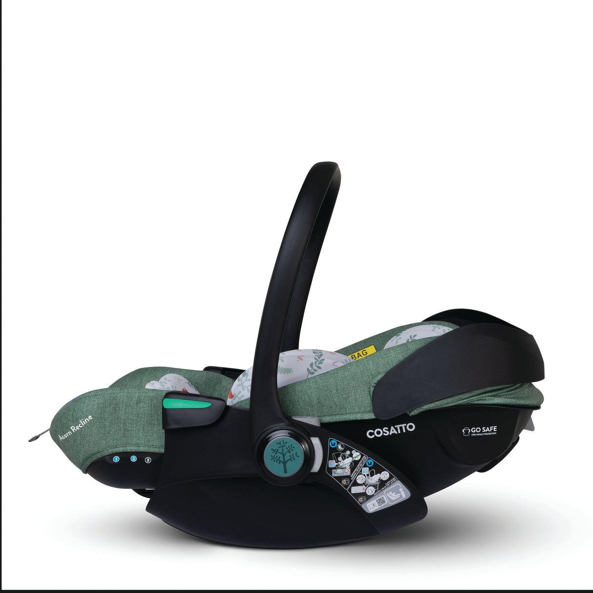 Cosatto Acorn Recline i-Size 0+ Car Seat Meadow