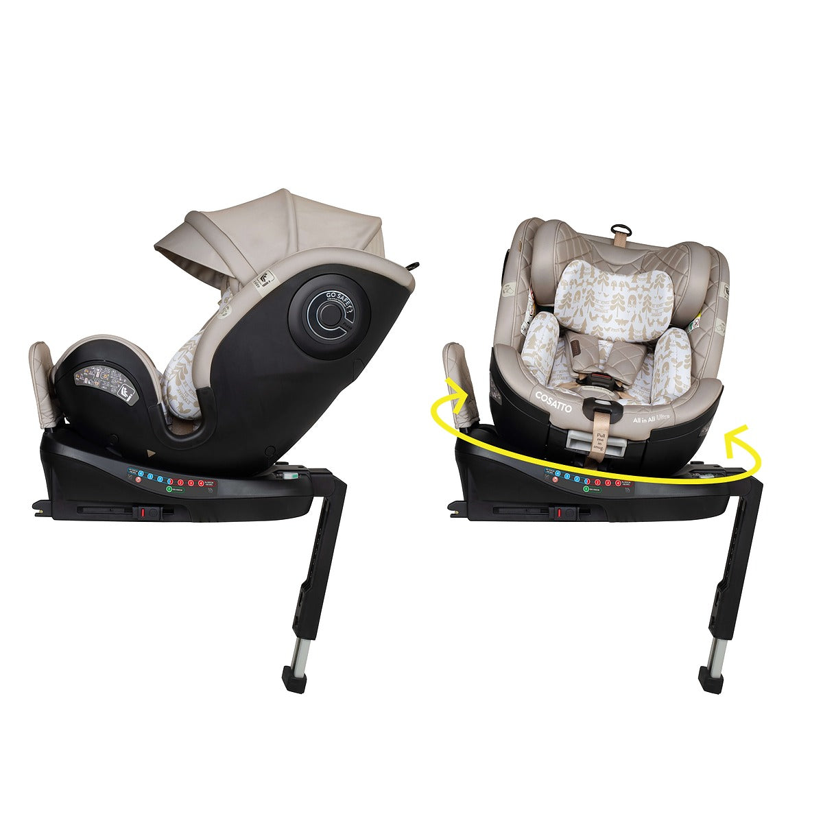 Cosatto All in All Ultra 360 Rotate i-Size Car Seat - Whisper