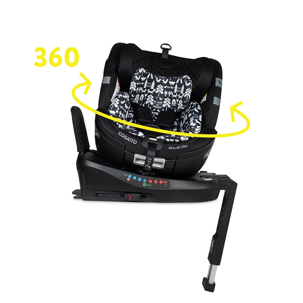 Cosatto All in All Ultra 360 Rotate i-Size Car Seat - Silhouette