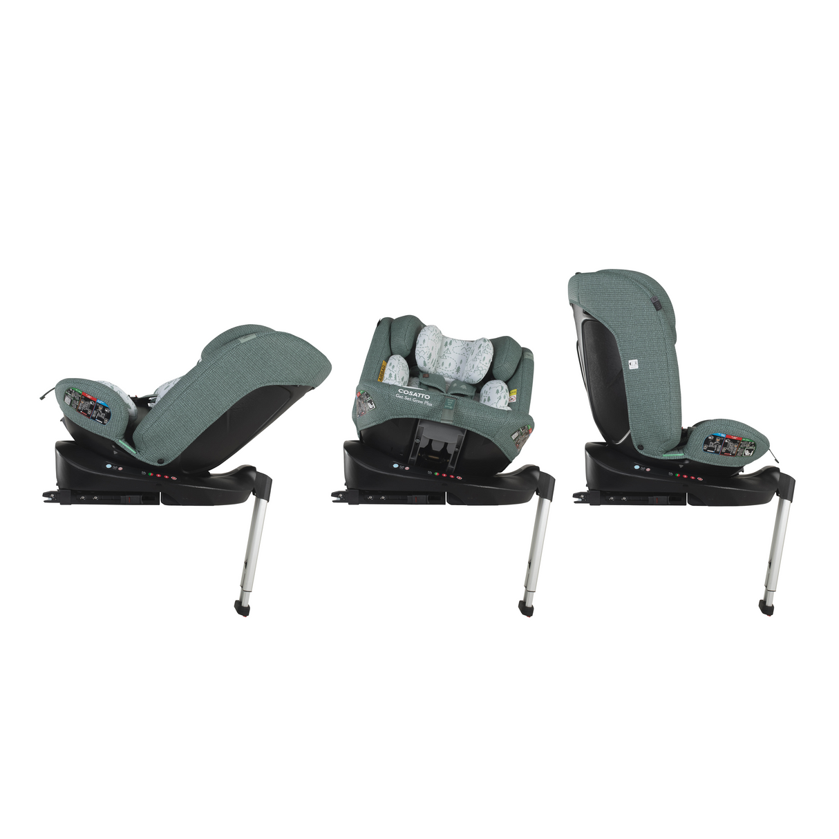 Cosatto Get Set Grow Plus i-Size 360 Car Seat - Tiny Treetops