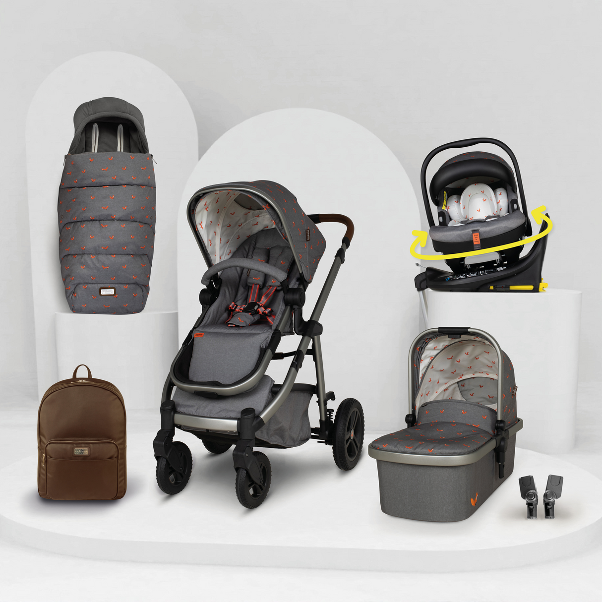 Cosatto Wow 3 Rotating Everything Bundle - Foxling
