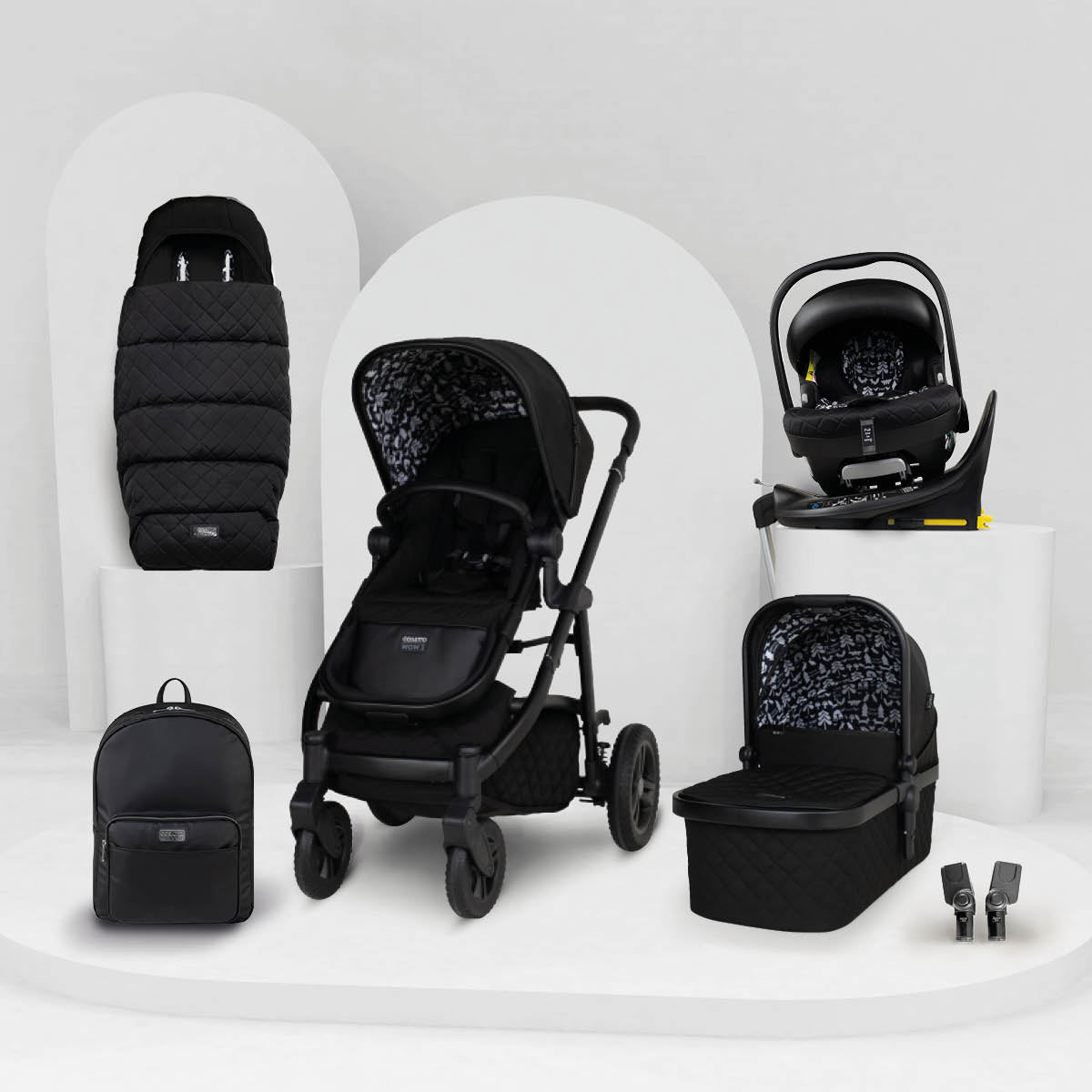 Cosatto Wow 3 Everything Bundle - Silhouette