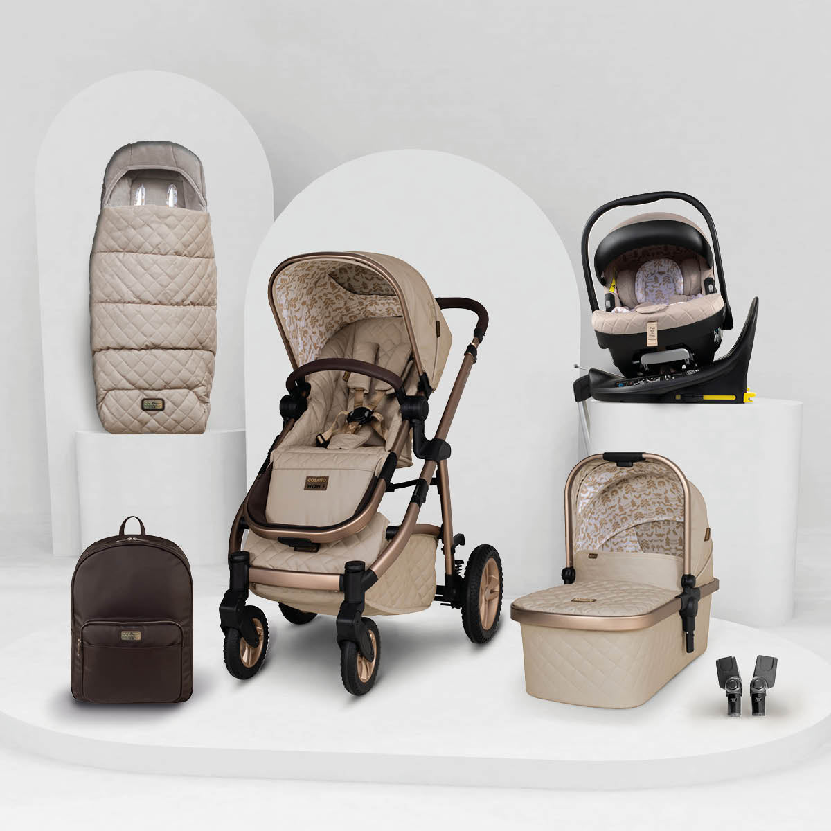 Cosatto Wow 3 Everything Bundle - Whisper