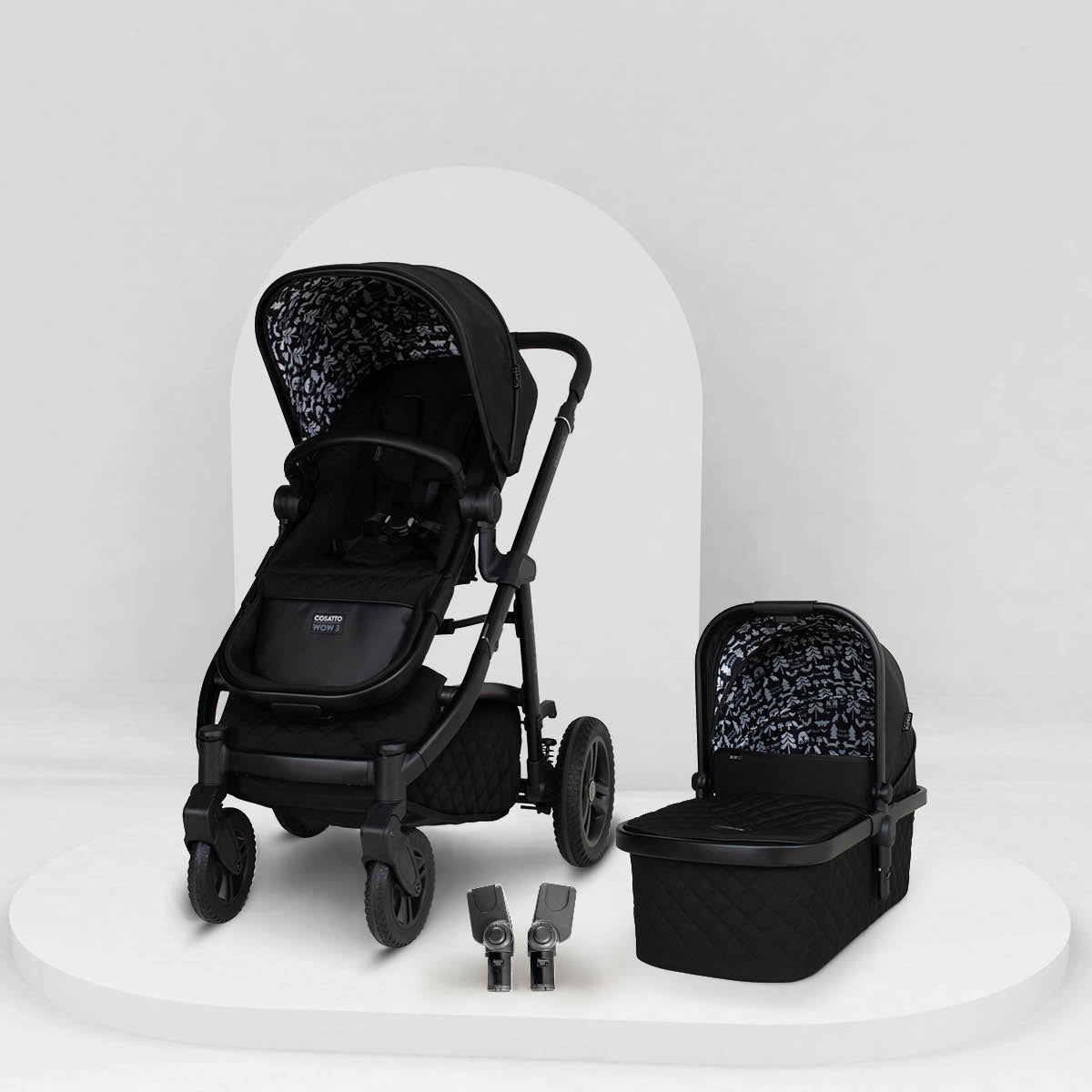 Cosatto Wow 3 Pram and Pushchair - Silhouette