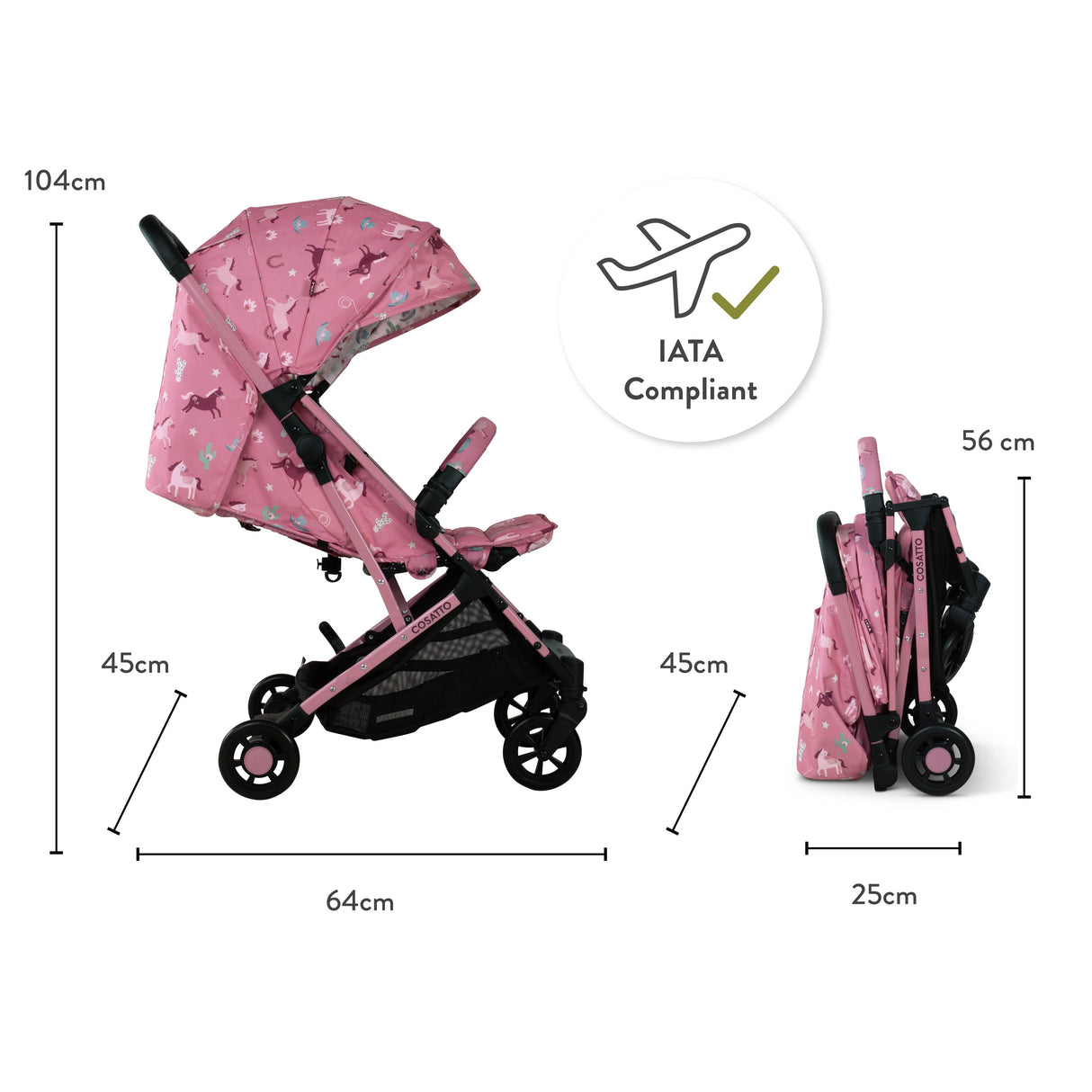 Cosatto Yo! Stroller - Pony Party
