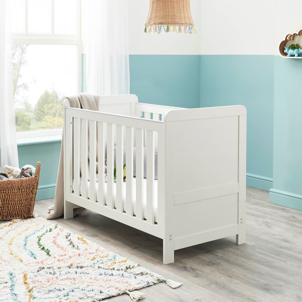Babymore Caro Mini 3 Piece Room Set - White Wash