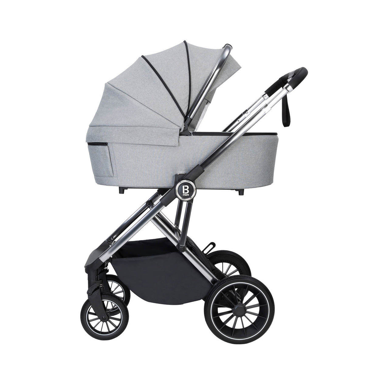 Babymore Chia Travel System + Coco Car Seat - Pearl Grey