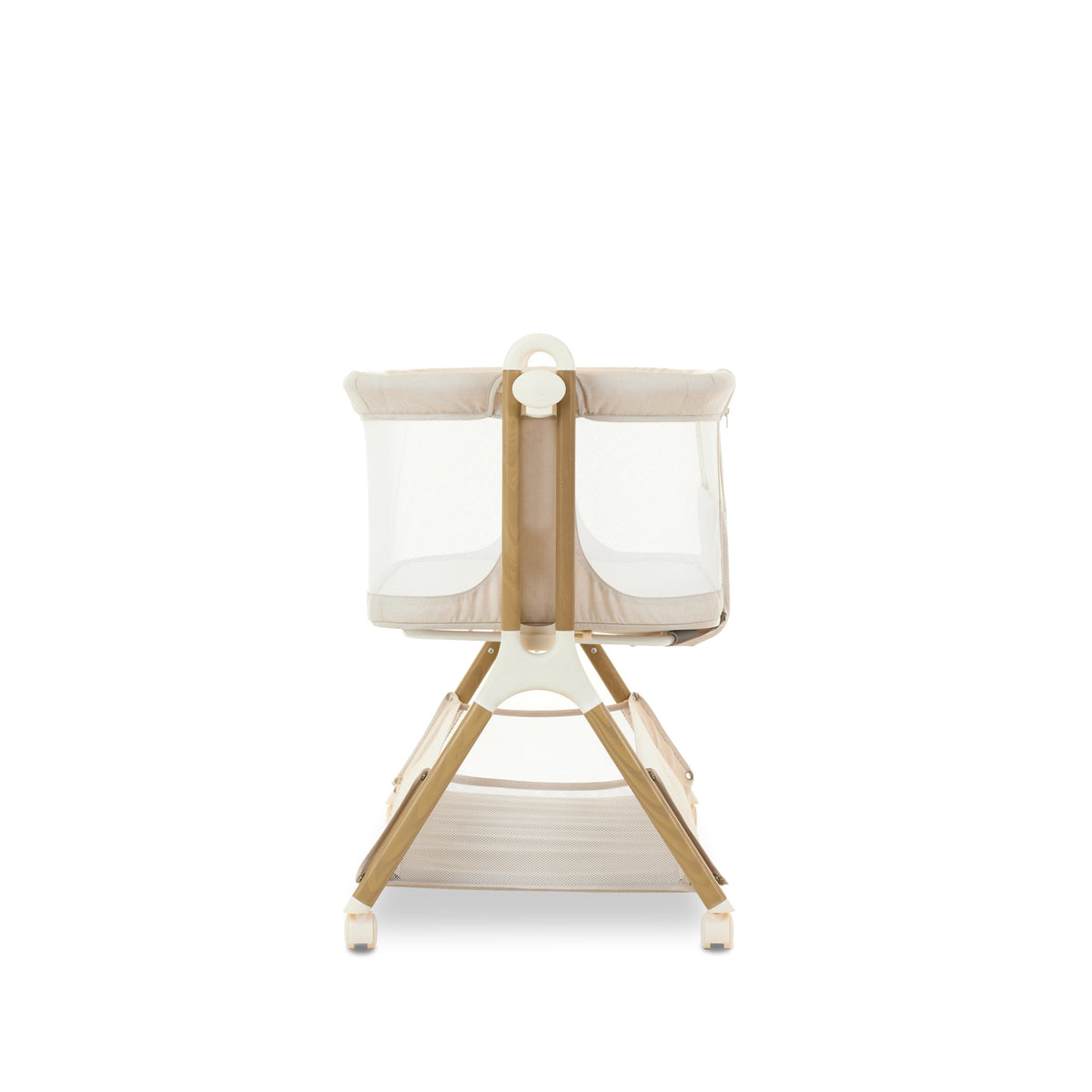 Obaby Cloud Bedside Crib - Oatmeal