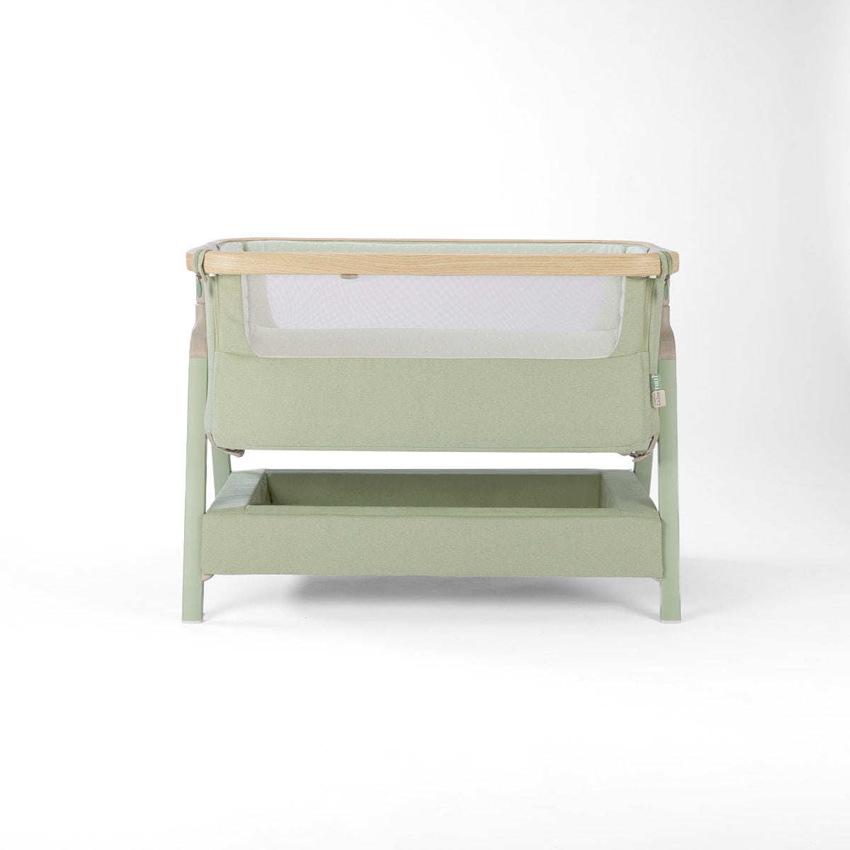 Tutti Bambini CoZee Air 2 Bedside Crib - Drifted Oak / Eucalyptus
