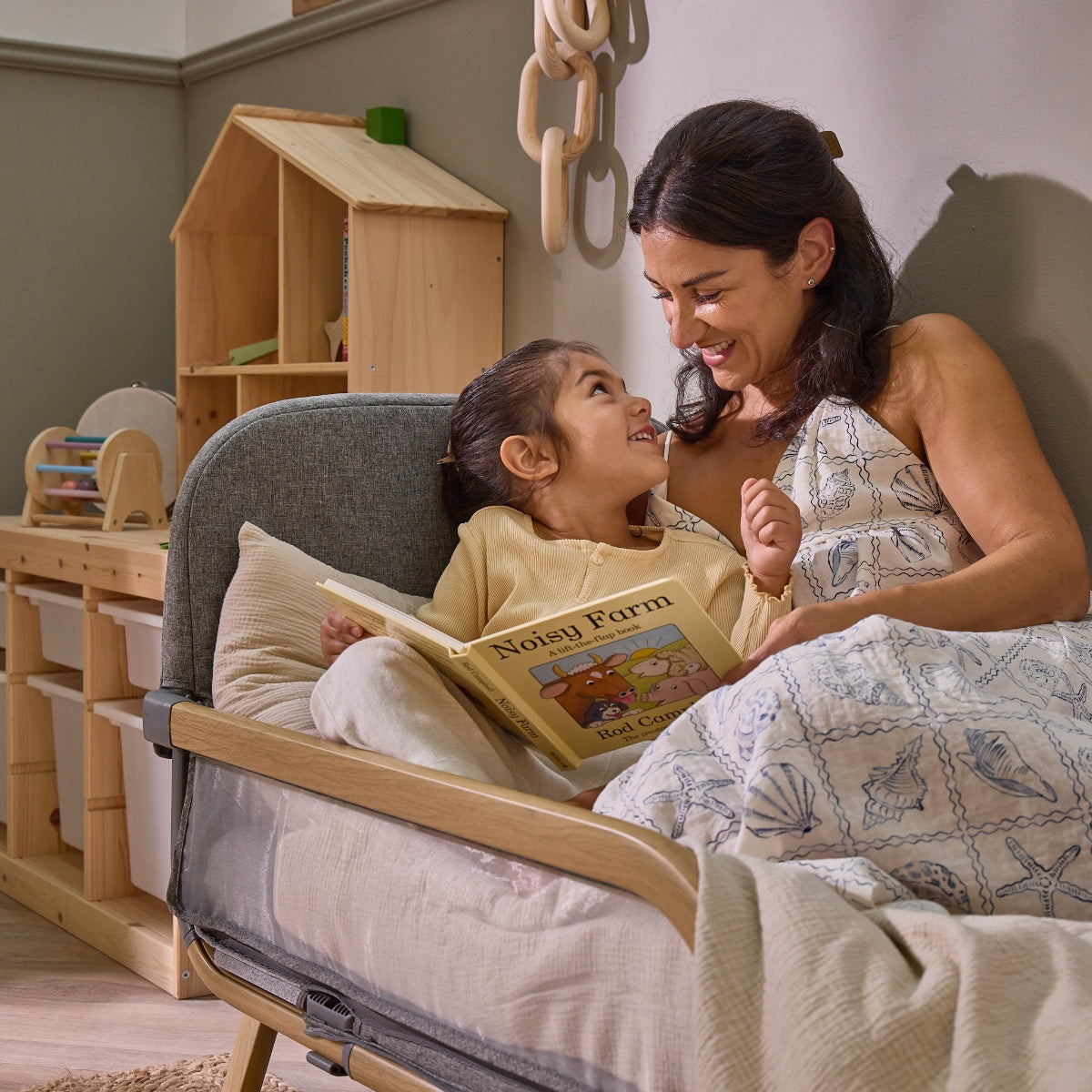 Tutti Bambini CoZee XL Junior Bed & Sofa Expansion Pack - Oak & Charcoal