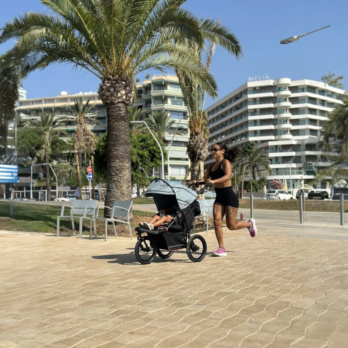 Out n About Nipper V6 Plus Single Pushchair - Rocksalt Grey 3