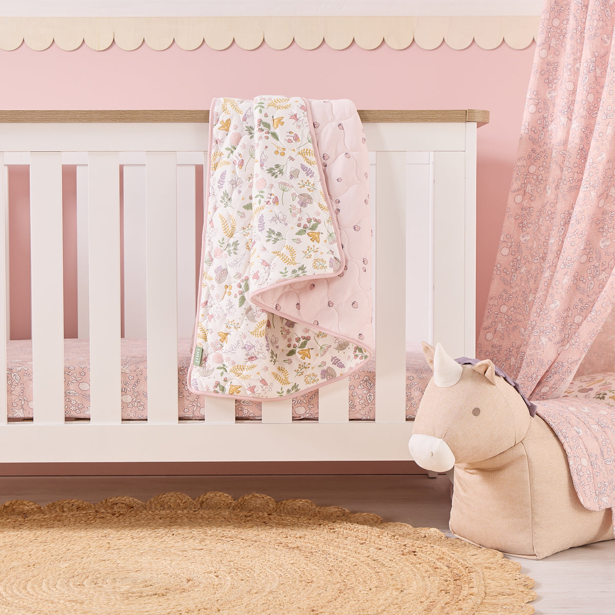 Tutti Bambini Cot/Cot Bed Coverlet - Tiny Tails