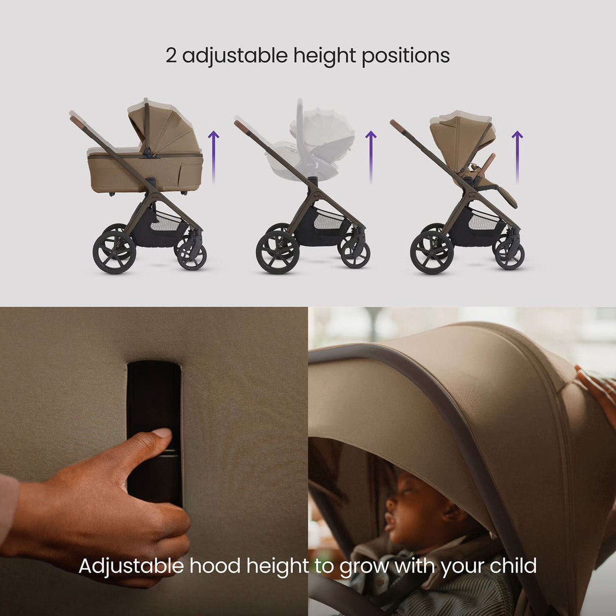 Silver Cross Cove 2 Ultimate Maxi-Cosi Cabriofix i-Size Car Seat Bundle - Maple