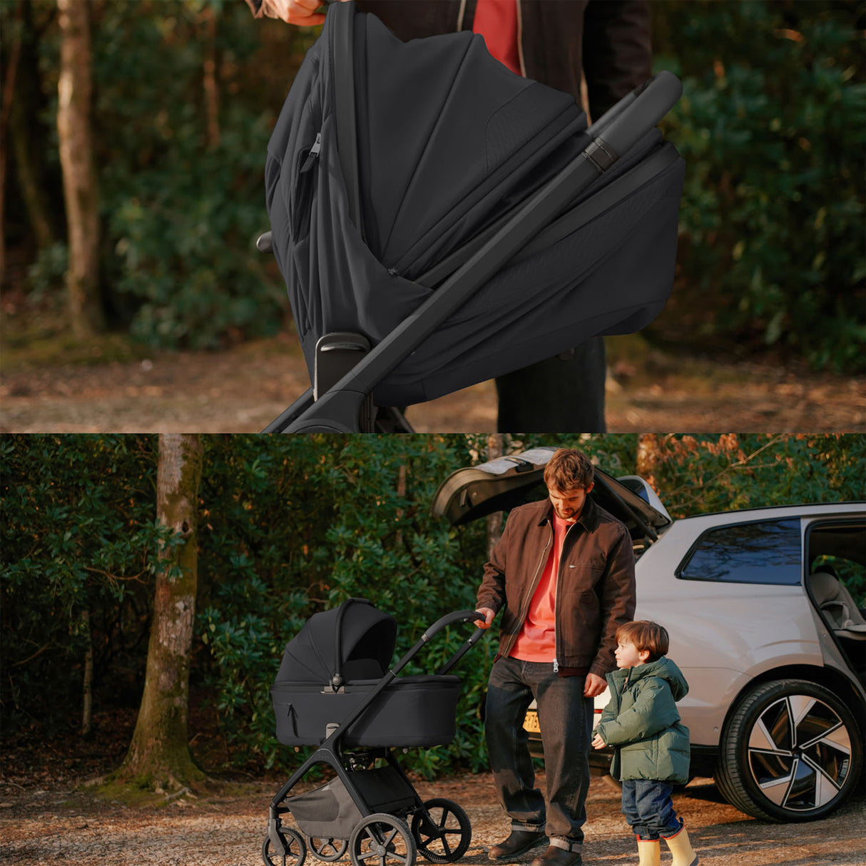 Silver Cross Cove 2 Ultimate Maxi-Cosi Pebble 360 Pro2 Car Seat Bundle - Onyx