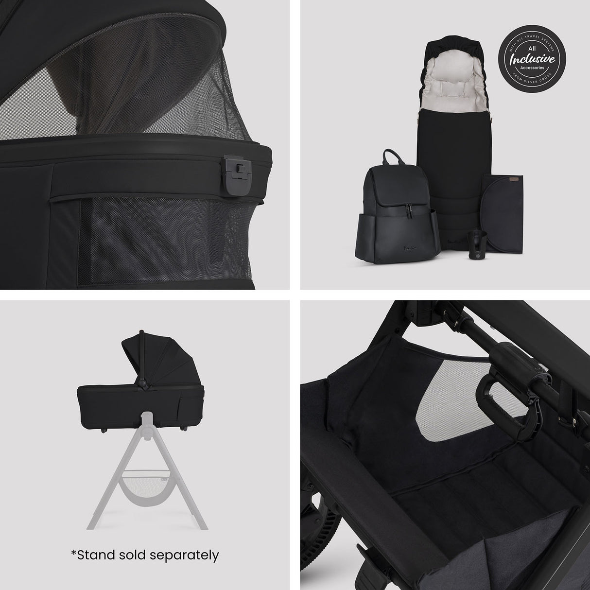 Silver Cross Cove 2 Accessory Bundle - Onyx
