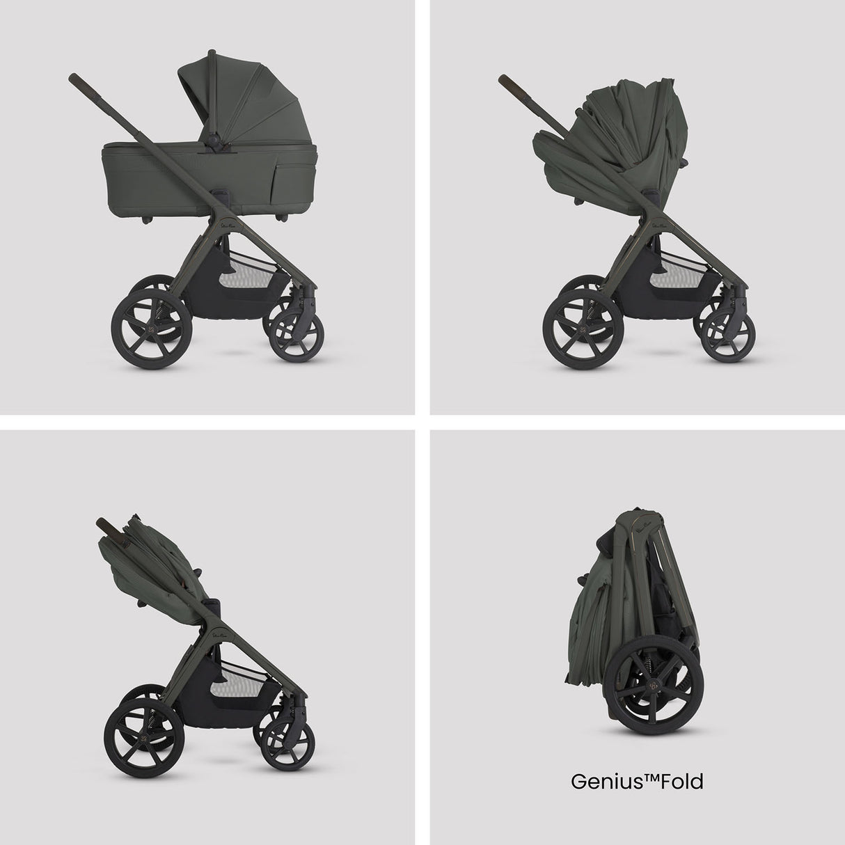 Silver Cross Cove 2 Ultimate 360 Family Car Seat Bundle - Pewter