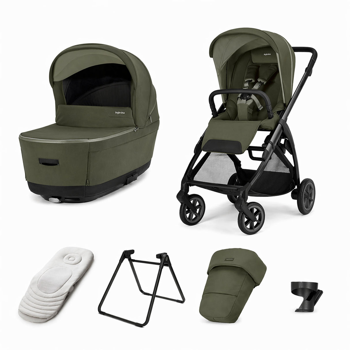 Inglesina Electa Duo Travel System - Loft Green