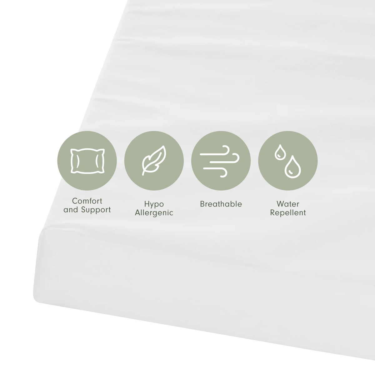 Tutti Bambini Rio Cot Bed with Cot Top Changer & Mattress - Dove Grey & Honey Oak