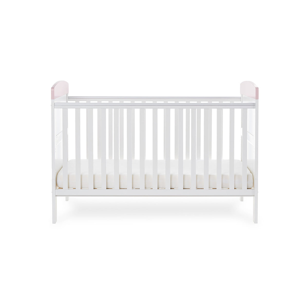 Obaby Grace Inspire Cot Bed & Underdrawer - Me & Mini Me Elephants - Pink