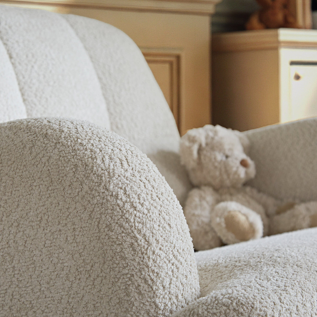 CuddleCo Etta Cuddle Chair - Bouclé Off White