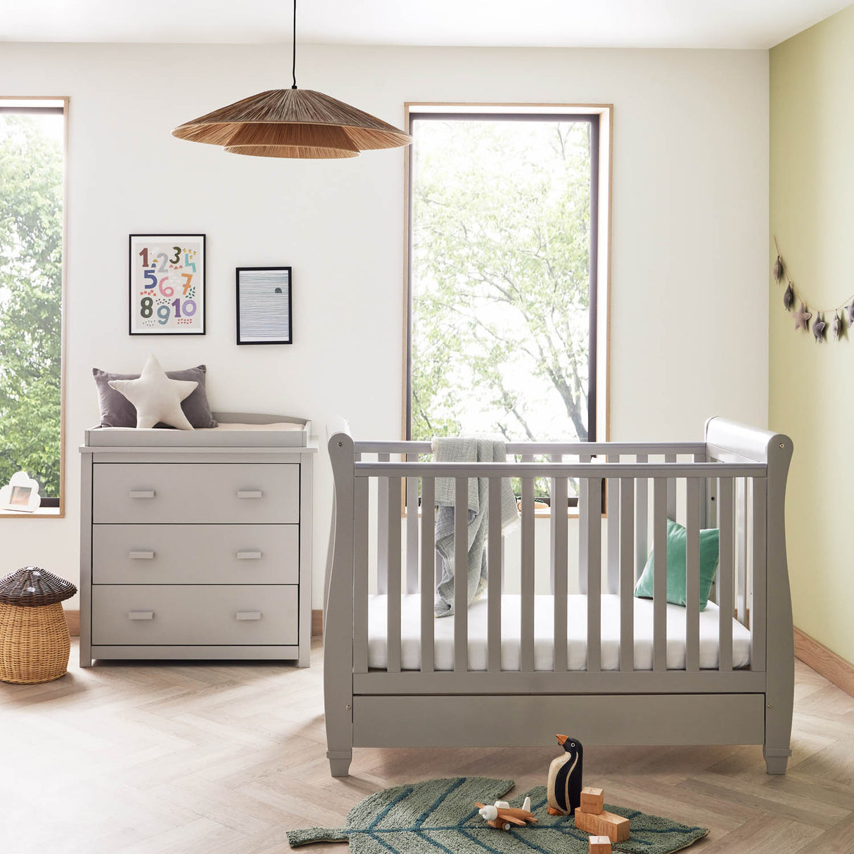 Babymore Eva 2 Piece Room Set - Grey
