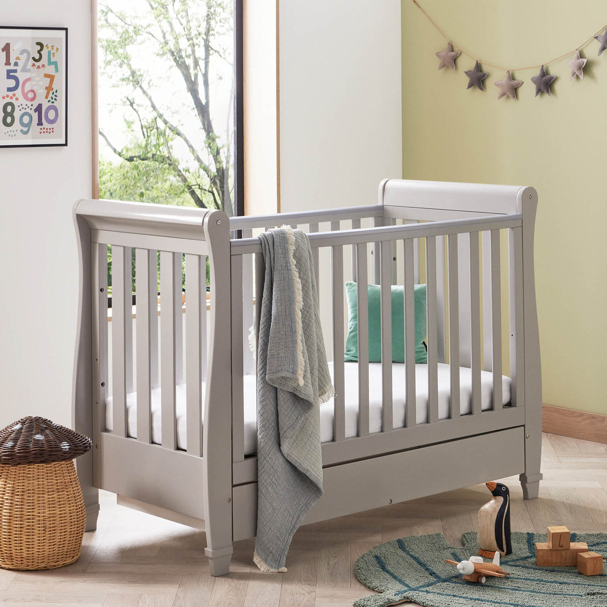 Babymore Eva 3 Piece Room Set - Grey