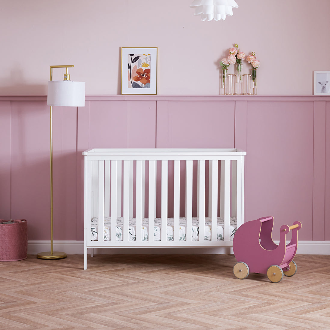 Obaby Evie Mini 2 Piece Room Set - White