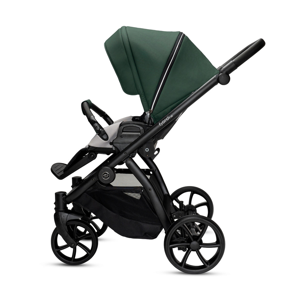 Noordi Fjordi V2 – 2in1 Pushchair with ThermoCot™ Carrycot, Emerald Green