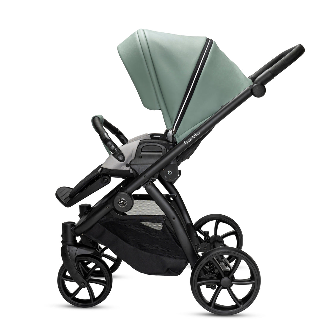 Noordi Fjordi V2 Leather - 3in1 Travel System with Travel Carrier i-Size Car Seat