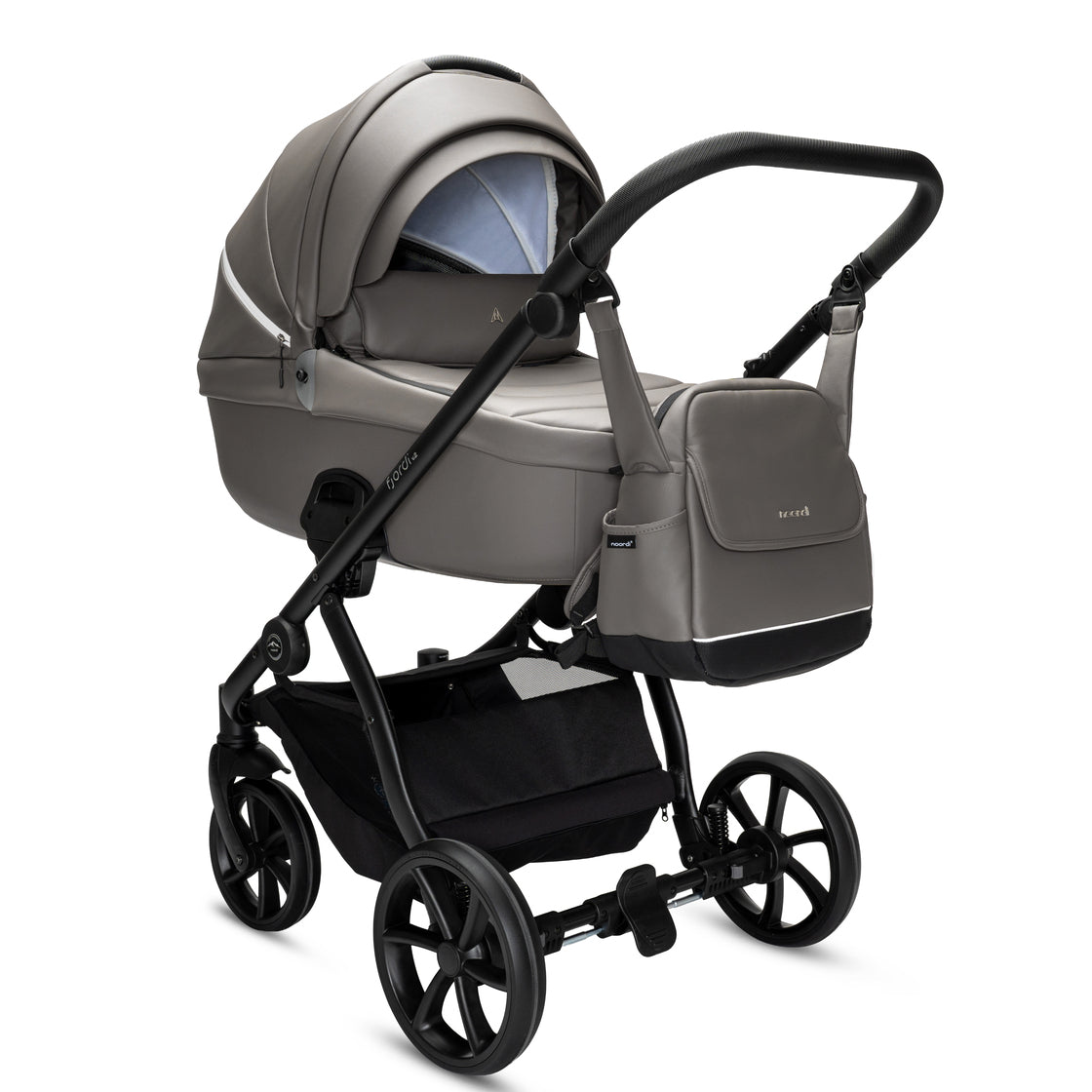 Noordi Fjordi V2 Leather - 3in1 Travel System with Terra i-Size Car Seat