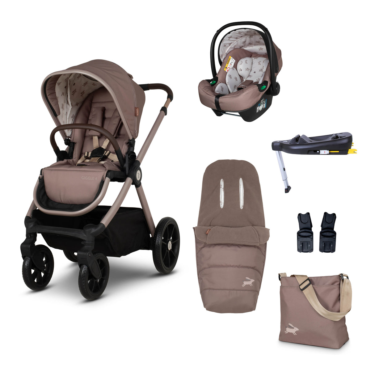 Cosatto Giggle 4 Pushchair 2-in-1 Everything Bundle - Lollop
