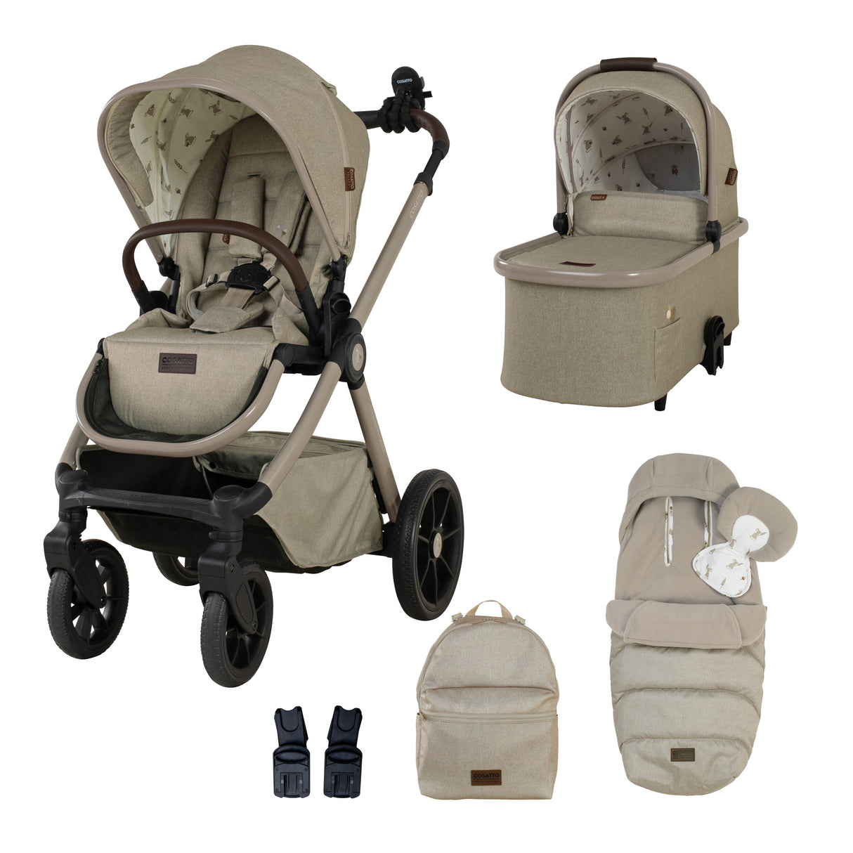 Cosatto Giggle 4 Special Edition Pram and Accessory Bundle - Hushmouse