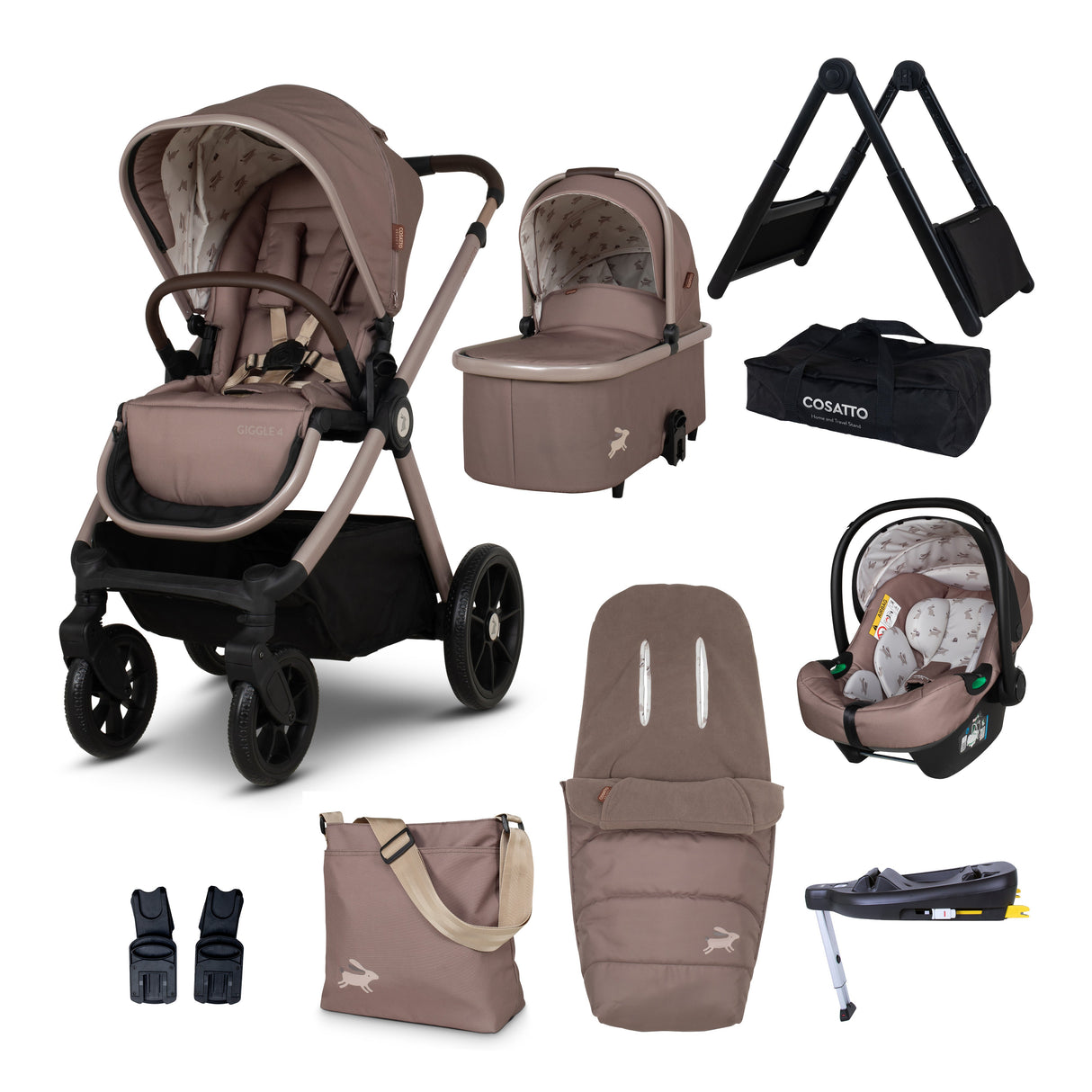 Cosatto Giggle 4 Everything Home and Travel Bundle - Lollop