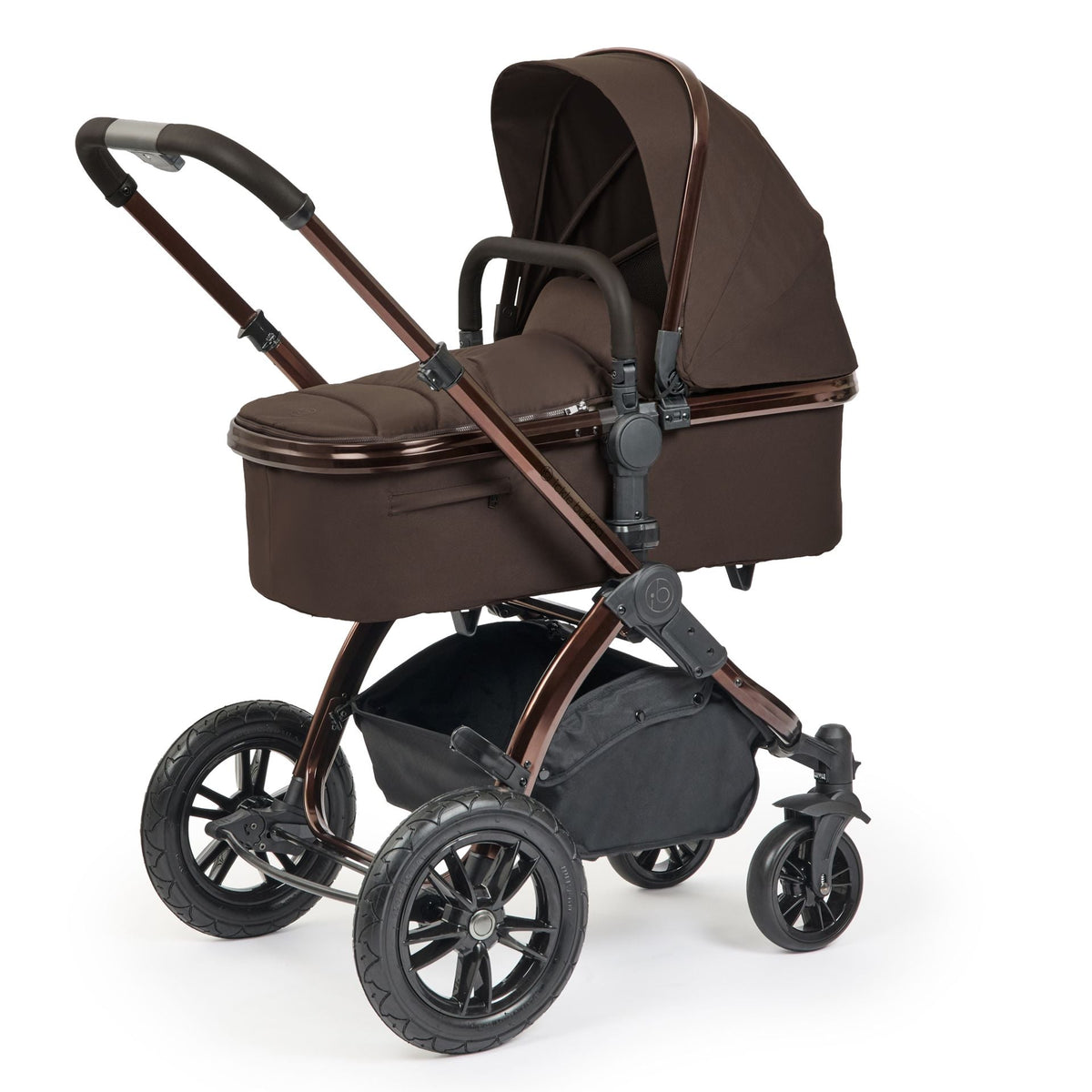 Ickle Bubba Stomp Luxe Elements Edition 12 Piece Pram - Chestnut