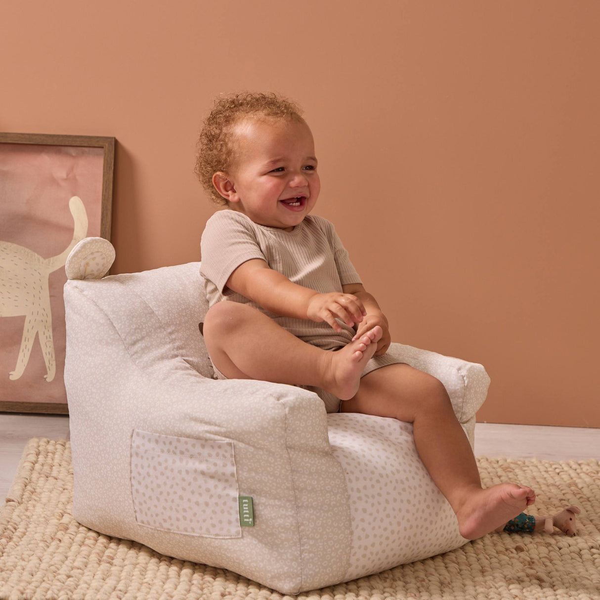 Tutti Bambini Larry Leopard Beanbag Chair - Love Cats