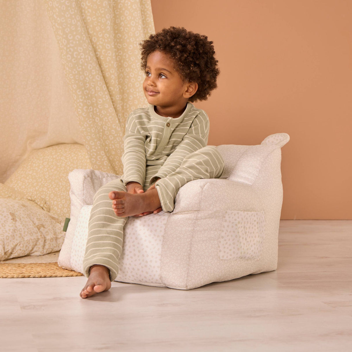 Tutti Bambini Larry Leopard Beanbag Chair - Love Cats
