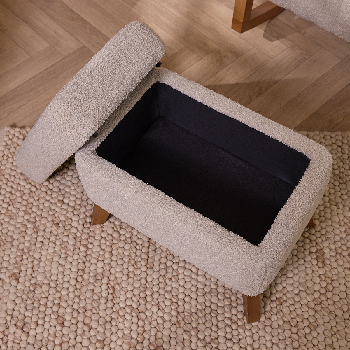 Tutti Bambini Luca Rocking Chair & Storage Footstool - Mushroom