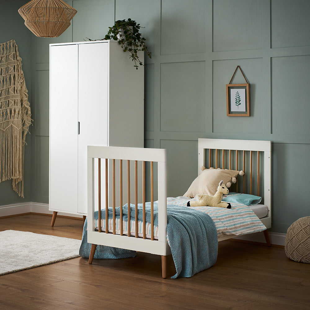 Obaby Maya 2 Piece Room Set - White With Natural
