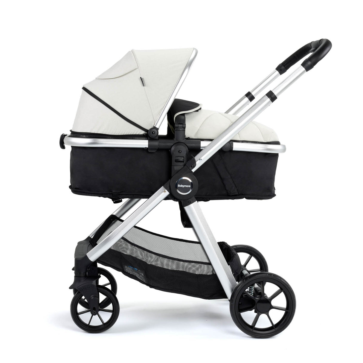 Babymore Mimi Pram & Pushchair - Silver