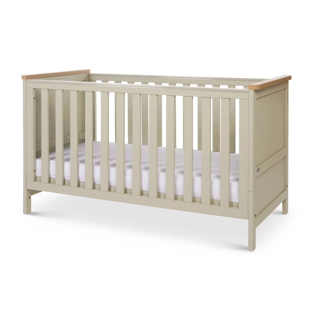 Tutti Bambini Misha Cot Bed - Mushroom & Golden Oak