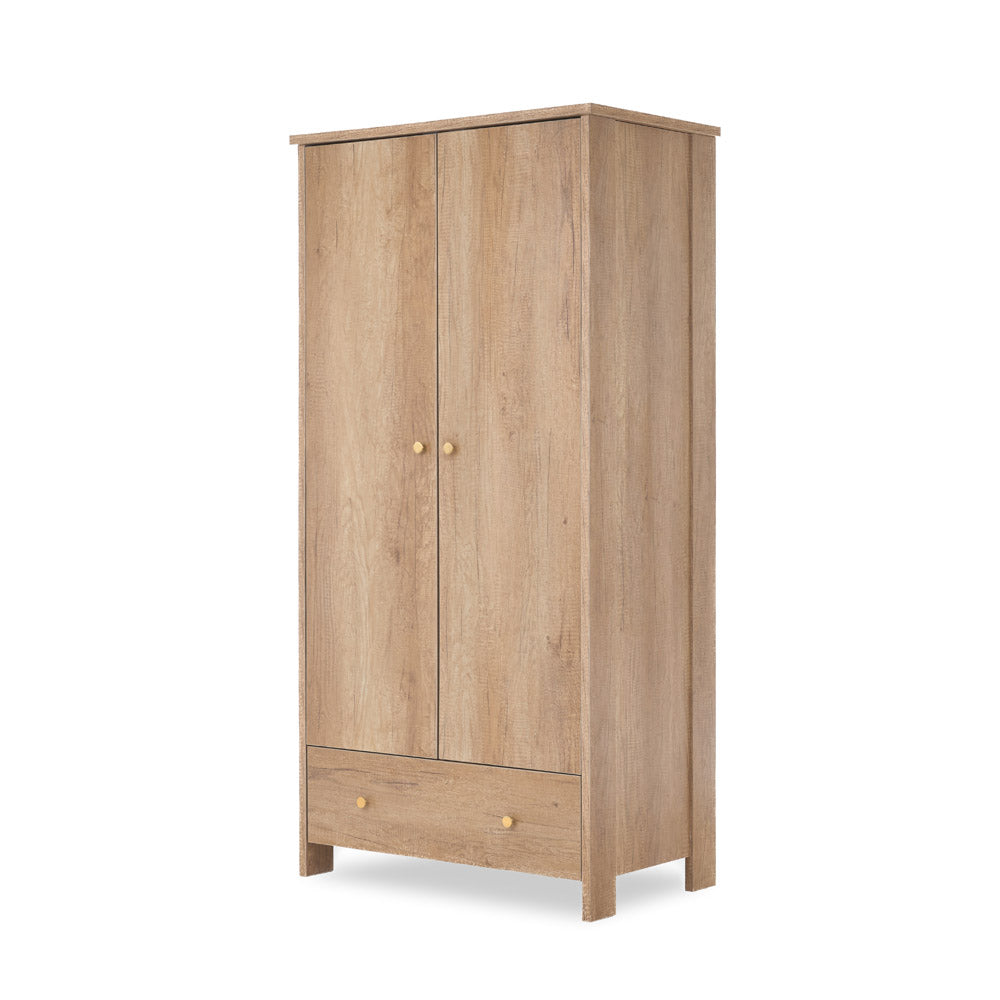 Obaby Nika Double Wardrobe - Oak